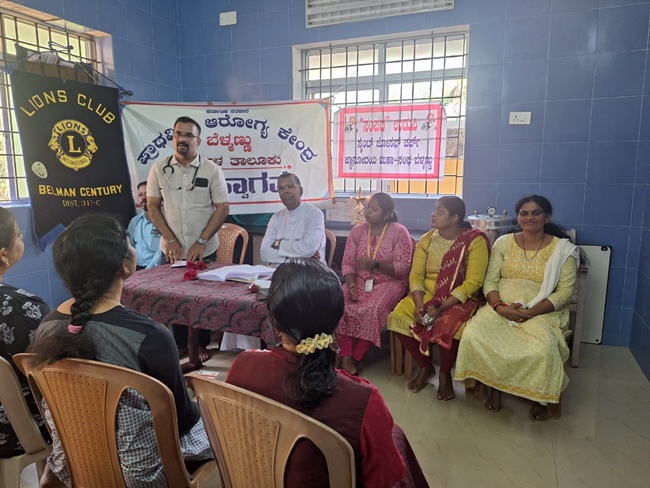 Sampada Udupi along with other organizations conducts Free Cancer Check up Camp at Belman